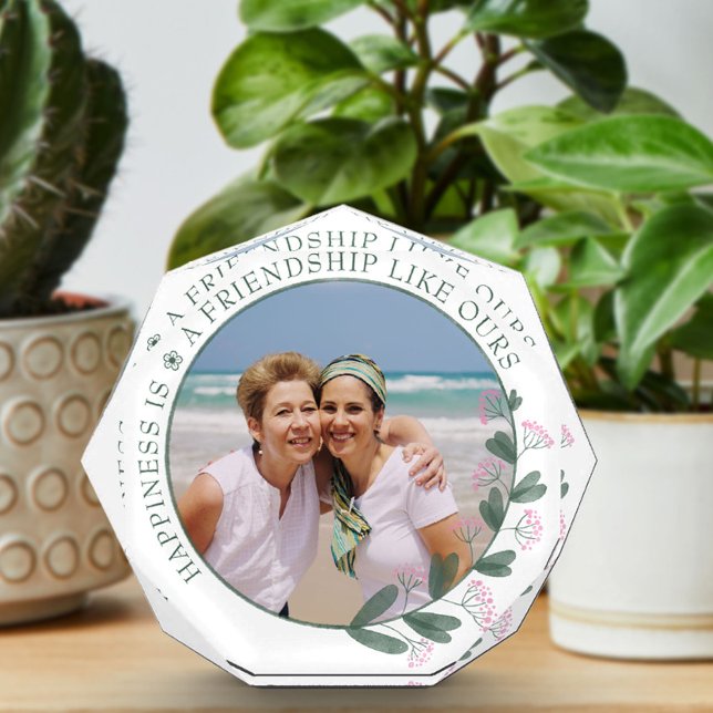 Friend Photo Pink Wildflower Picture Frame (Creator Uploaded)