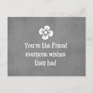 Friend Quote Postcard