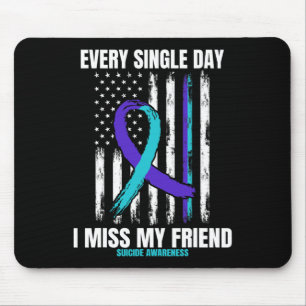 Friend Suicide Awareness Prevention American Flag Mouse Mat
