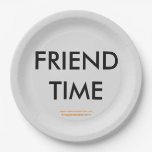Friend Time Paper Plates