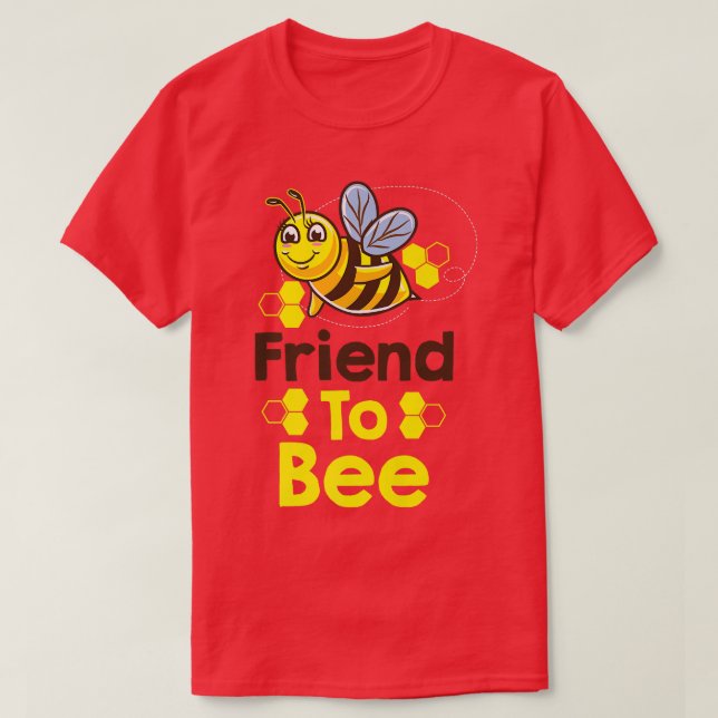 Friend To Bee Gender Reveal  T-Shirt (Design Front)