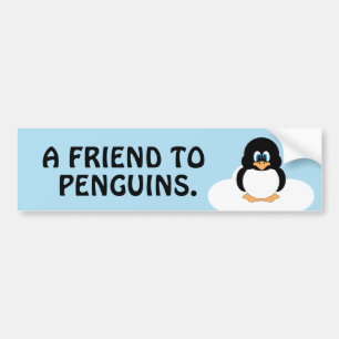 Friend to Penguins Bumper Sticker