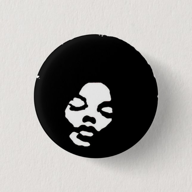 Friend with Fro 3 Cm Round Badge (Front)