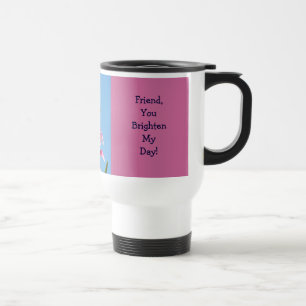 Friend You Brighten My Day! Coffee Mug Lilies