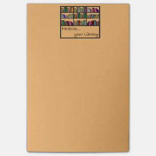 Friend your Library Post-it Notes