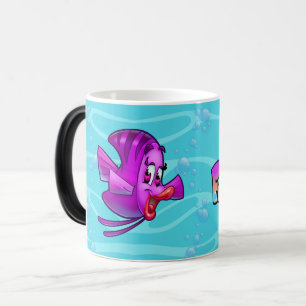 FriendFish cartoon fish  Magic Mug