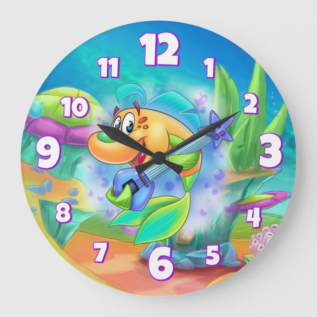 FriendFish clock with Jammy (Front)
