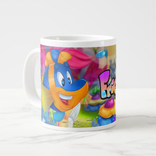 FriendFish fish cartoon big mug