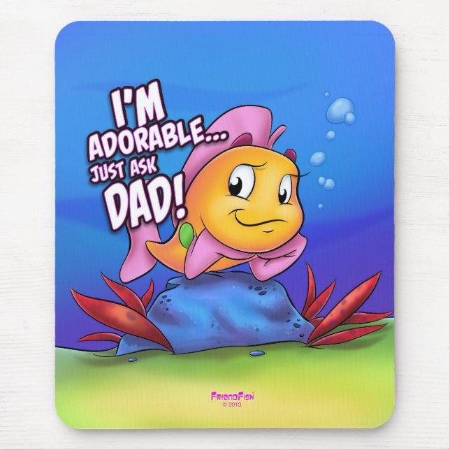 FriendFish Mouse pad (Front)