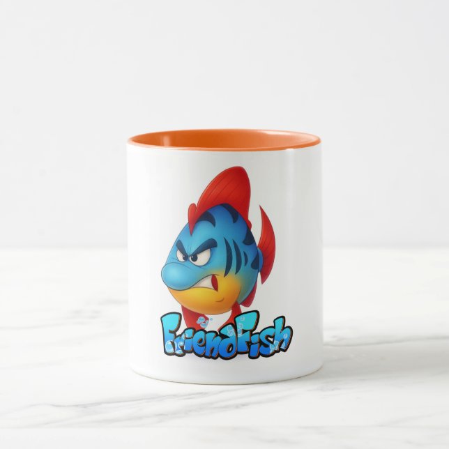 🐠 FriendFish Mug Series – Cute, Colorfu (Center)