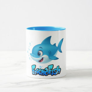🐠 FriendFish Mug Series – Cute, Colorful