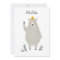 Friendly Bear - Hello greetings card for any child