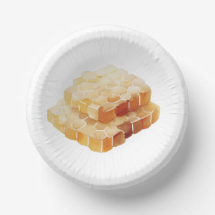 Friendly Bee Bowls Paper Plate
