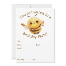Friendly Bee Invitation