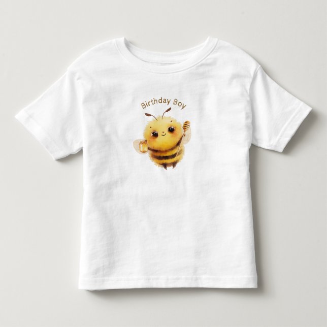 Friendly Bee Toddler T-Shirt (Front)