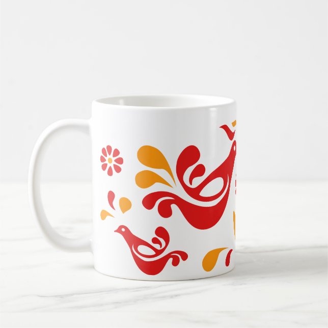 Friendly Bird Coffee Mug (Left)