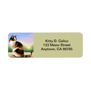 Friendly Calico Cat Customisable