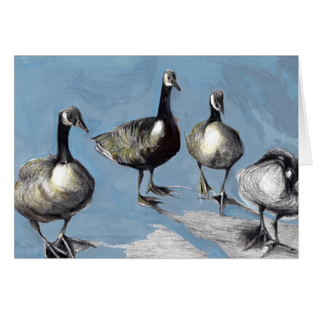 Friendly Canada Geese 2012 (Front Horizontal)