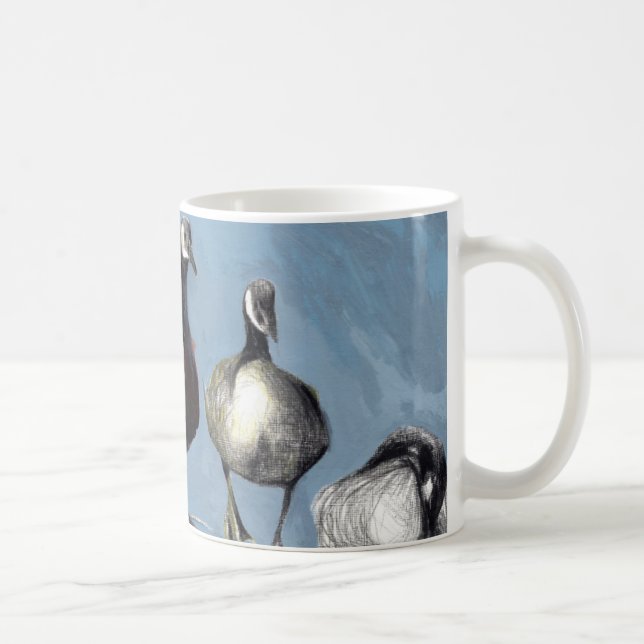 Friendly Canada Geese 2012 Coffee Mug (Right)