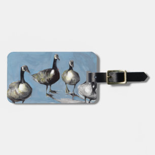 Friendly Canada Geese 2012 Luggage Tag
