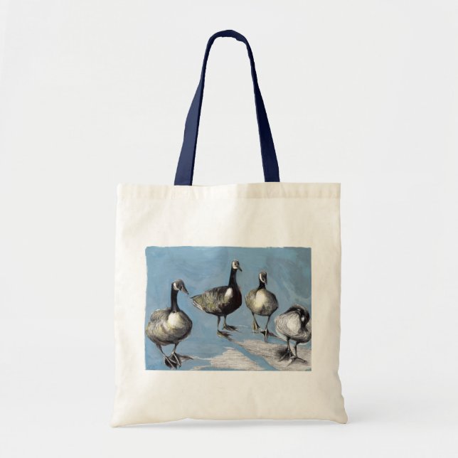 Friendly Canada Geese 2012 Tote Bag (Front)