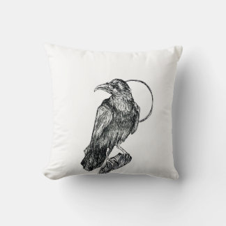Friendly Crow Cushion