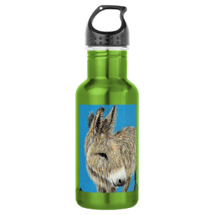 Friendly Donkey Painting 532 Ml Water Bottle