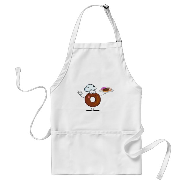 Friendly Doughnut Chef Standard Apron (Front)