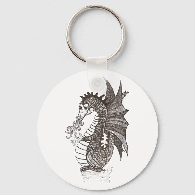 Friendly Dragon Keychain (Front)