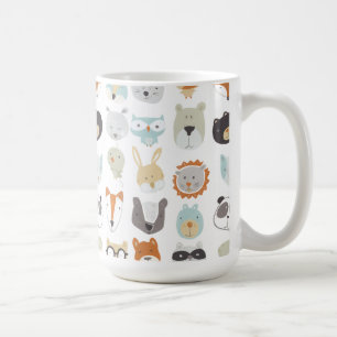 Friendly Faces   Cute Animal Portraits Coffee Mug