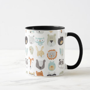 Friendly Faces   Cute Animal Portraits Mug