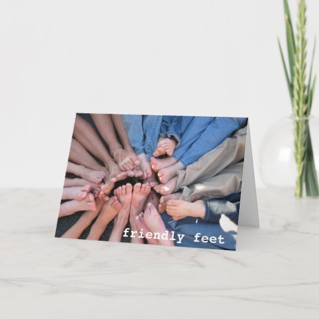 Friendly Feet Card (Front)