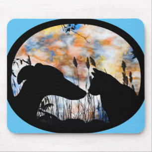 Friendly Field Mouse Mat