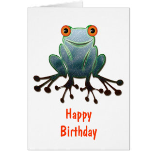 Frog Birthday Cards & Invitations | Zazzle.co.uk