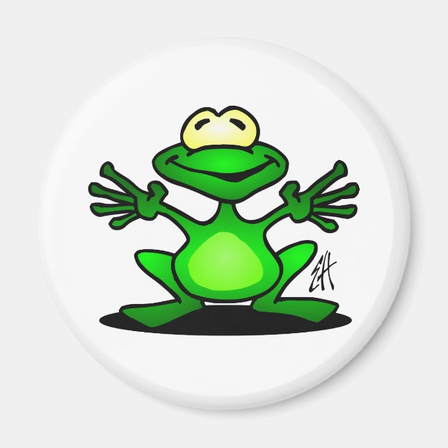 Friendly Frog Magnet (Front)