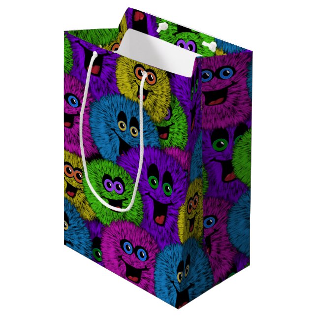 Friendly Fuzzles Cute Creatures Gift Bag (Front Angled)