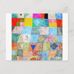 Friendly Game, Paul Klee Postcard