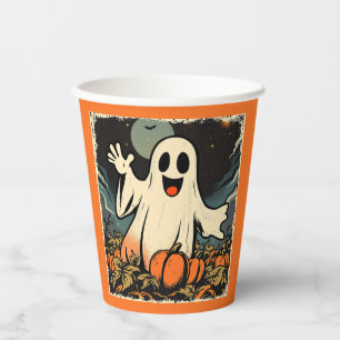 "Friendly Ghost" Replica Circa 1950's Paper Cups