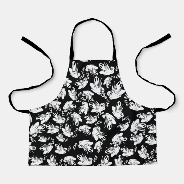Friendly Ghosts Halloween Apron (Front)