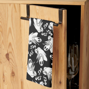 Friendly Ghosts Halloween Tea Towel