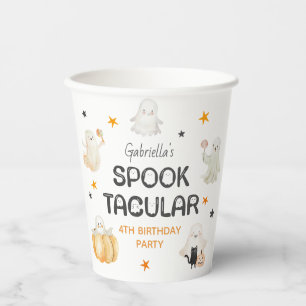 Friendly Ghosts Spooktacular Kids Birthday Party Paper Cups
