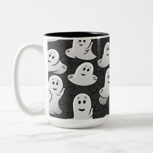 Friendly Ghosts Two-Tone Coffee Mug