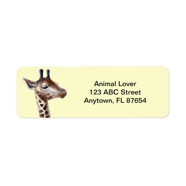 Friendly Giraffe Customisable (Front)