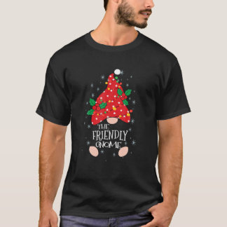 Friendly Gnome Costume Family Matching Funny Chris T-Shirt