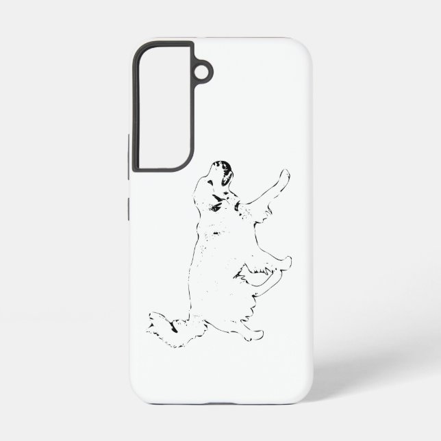Friendly Golden Motion Samsung Galaxy S22 Case (Back)