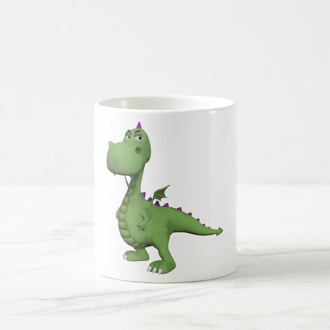 Friendly Green Dinosaur Coffee Mug (Creator Uploaded)