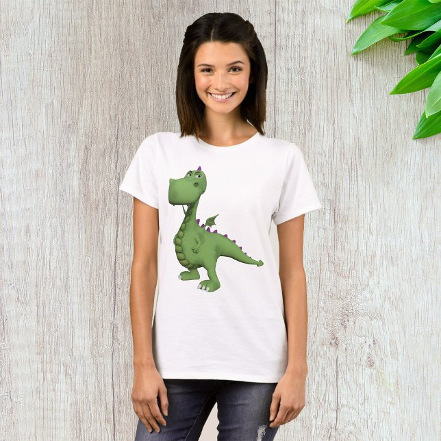 Friendly Green Dinosaur T-Shirt (Creator Uploaded)