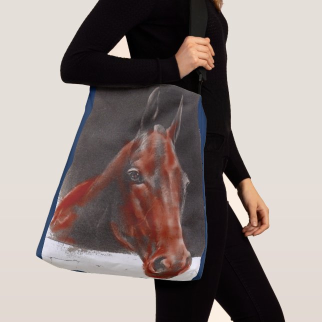 friendly horse crossbody bag (Close Up)
