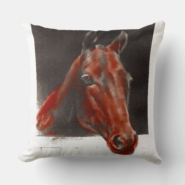 friendly horse cushion (Front)