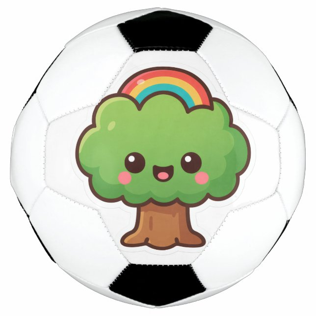Friendly Kawaii Tree Football (Front)